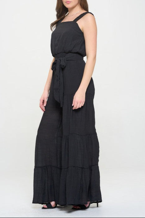 Miss Jumper - The Black Jumpsuit with Pockets