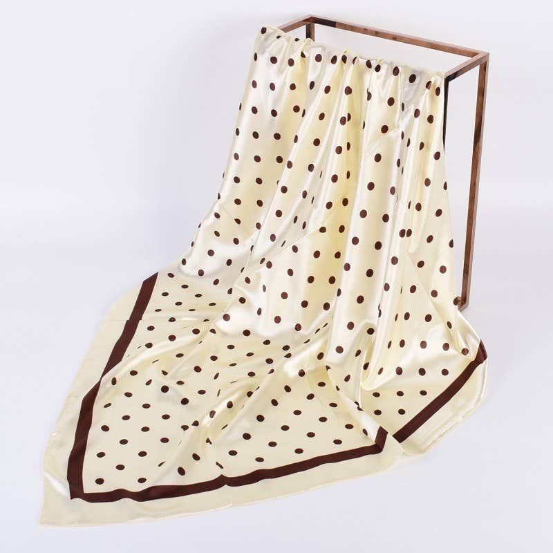 Miss Polka Print - The Large Polka Dot Print Bandana Scarf