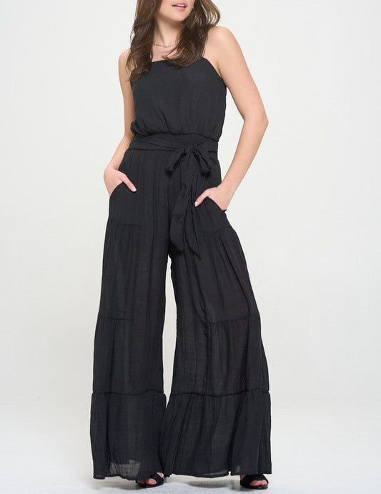 Miss Jumper - The Black Jumpsuit with Pockets
