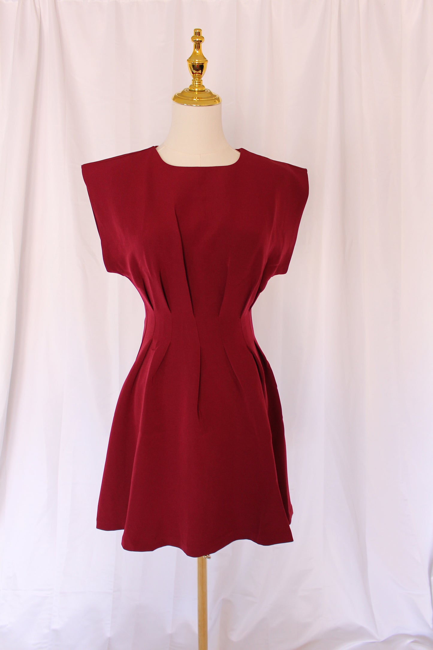 Miss Cocktail Cutie - The Burgundy Cocktail Style Dress