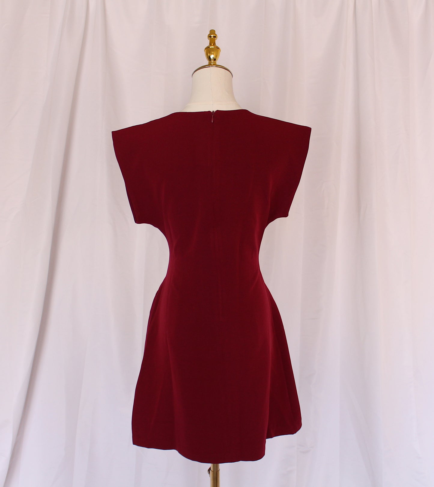 Miss Cocktail Cutie - The Burgundy Cocktail Style Dress