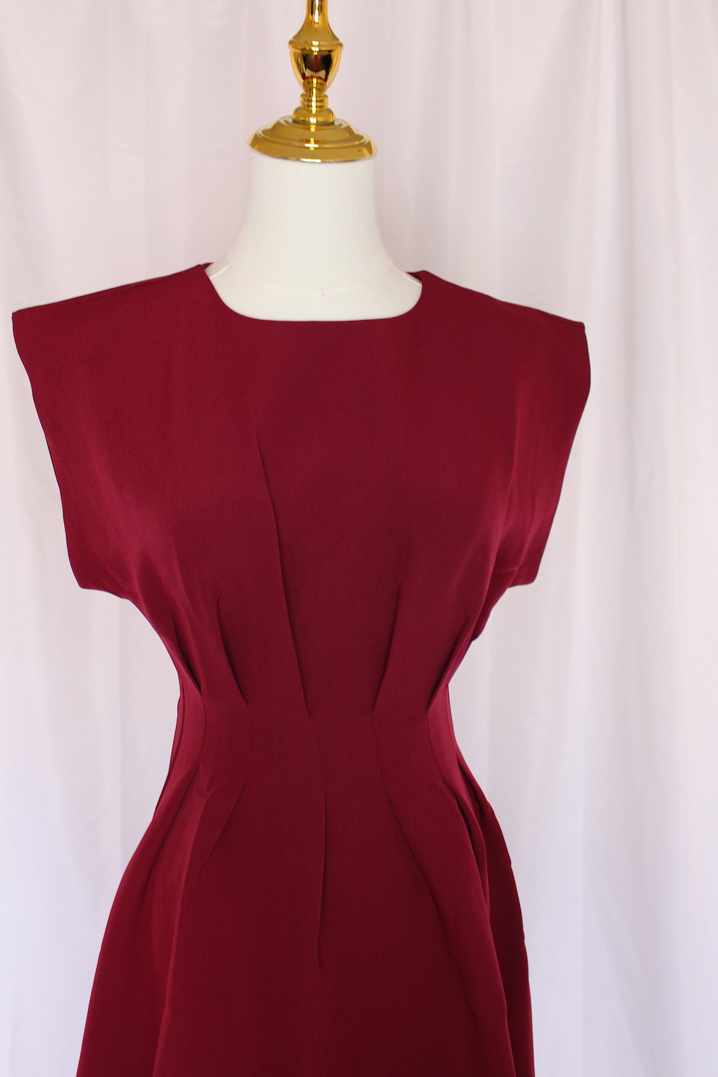 Miss Cocktail Cutie - The Burgundy Cocktail Style Dress